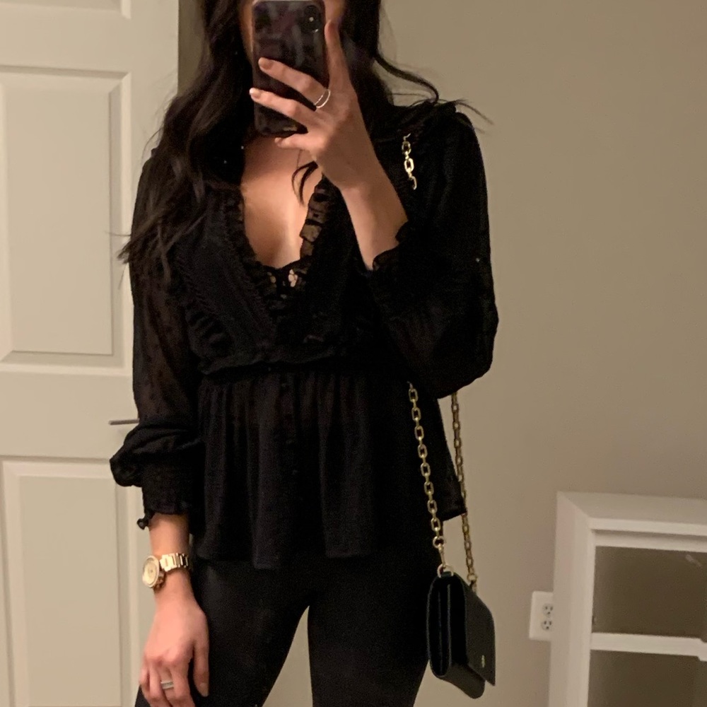 Black Zara blouse - XS